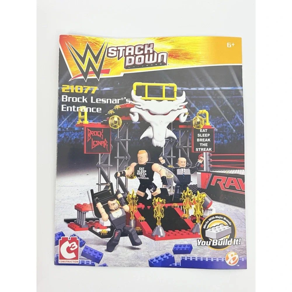 WWE C3 StackDown Brock Lesnar's Entrance Building Set 21077 Heyman Undertaker
